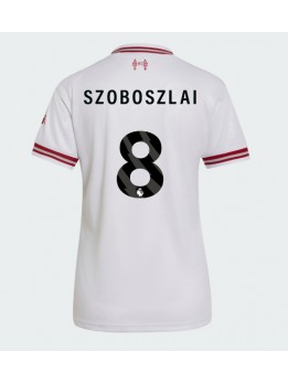 Ženski Nogometna dresi replika Liverpool Dominik Szoboszlai #8 Gostujoči 2026-27 Kratek rokav Ženski Nogometna dresi replika Liverpool Dominik Szoboszlai #8 Gostujoči 2026-27 Kratek rokav